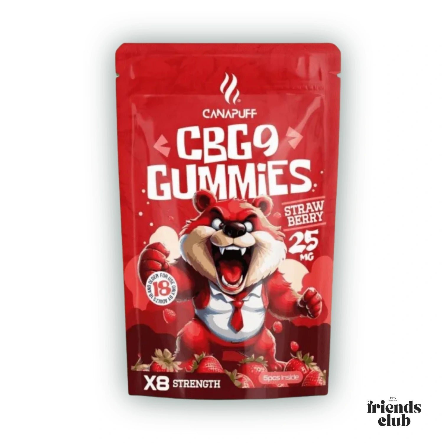 CBG9 Gummies Strawberry (5 pieces)