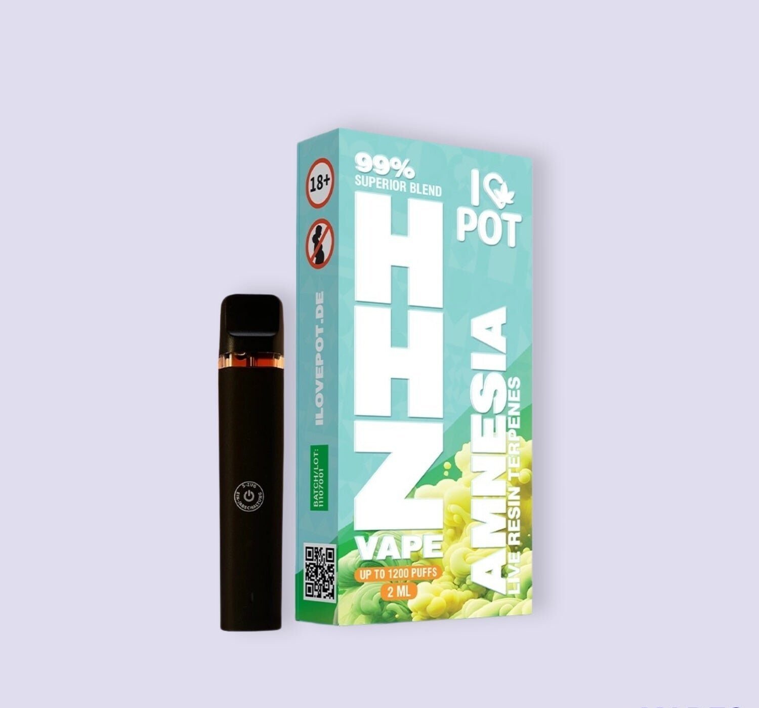 HHZ Vape Pen 95% – Amnesia 2ml