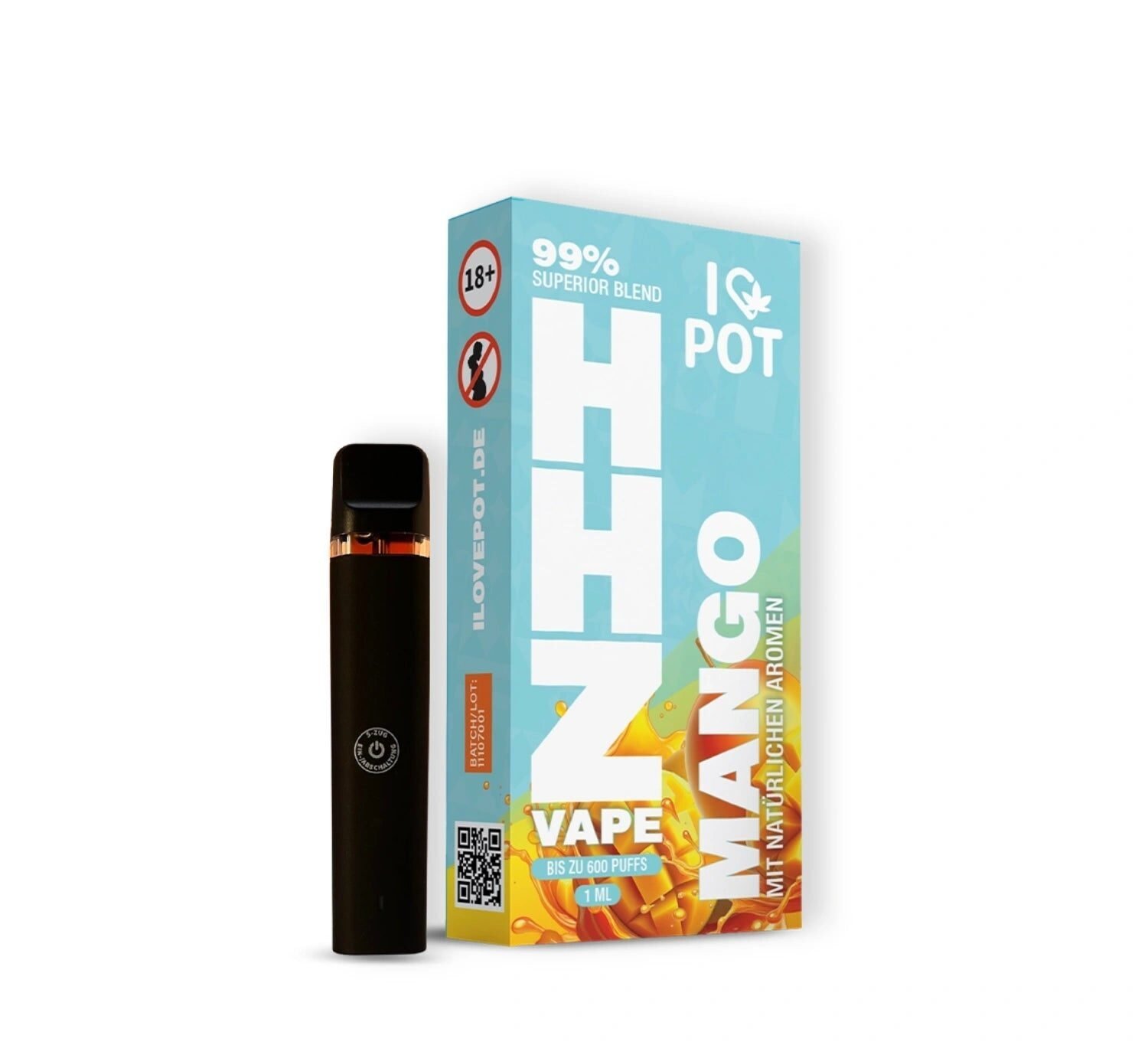 HHZ Vape Pen 95% – Mango