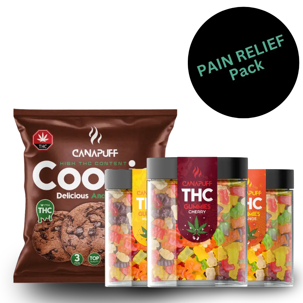 Cherry THC Gummies Pain Relief Kit
