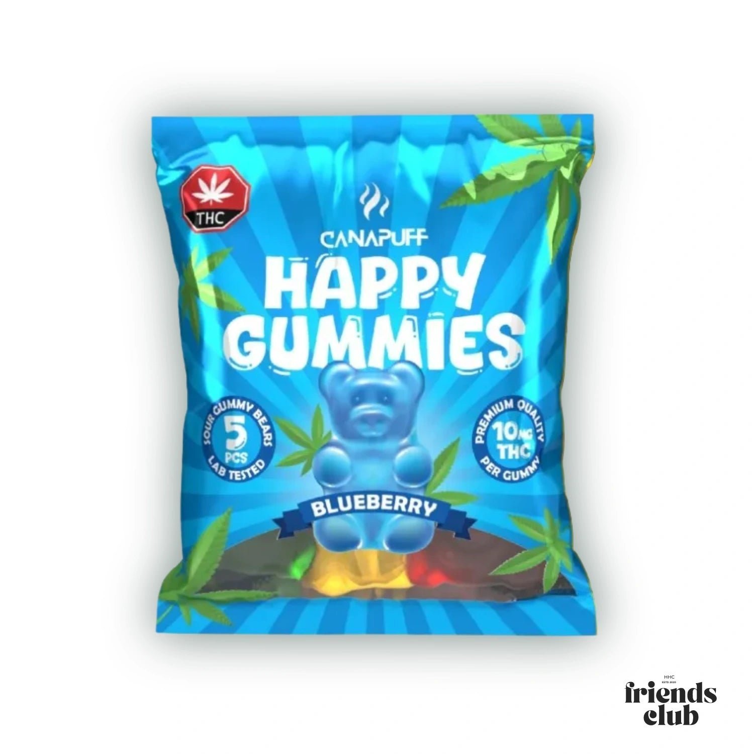 THC Aroma Gummies – Blueberry (5 pieces)